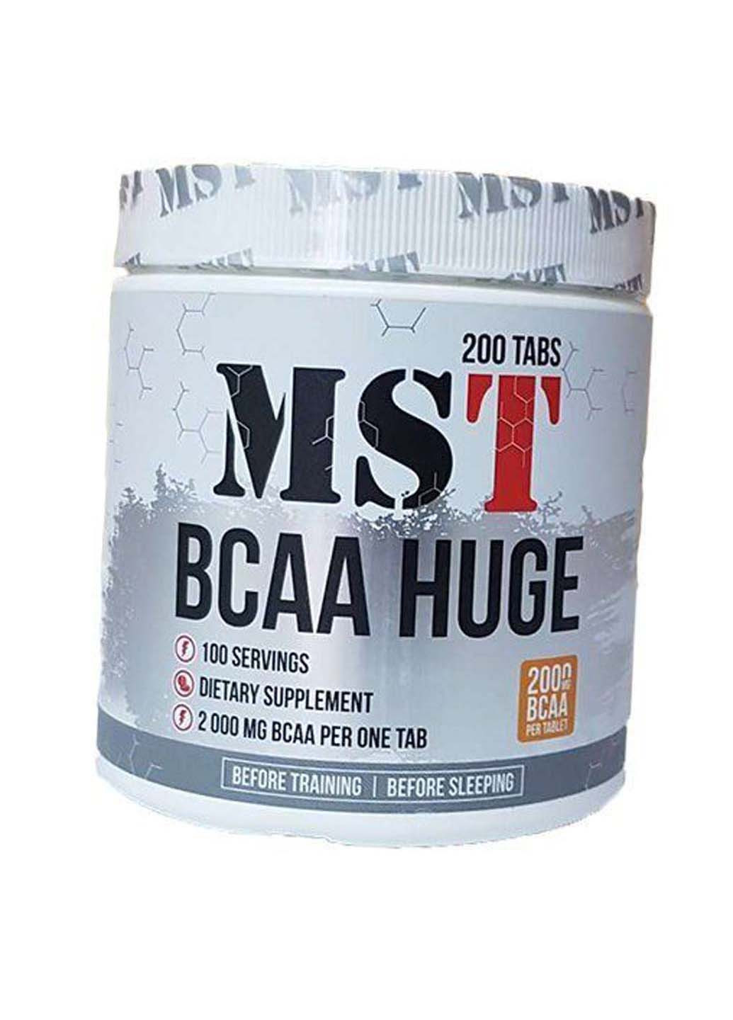 BCAA в таблетках BСAA Huge 200таб MST (275469397)