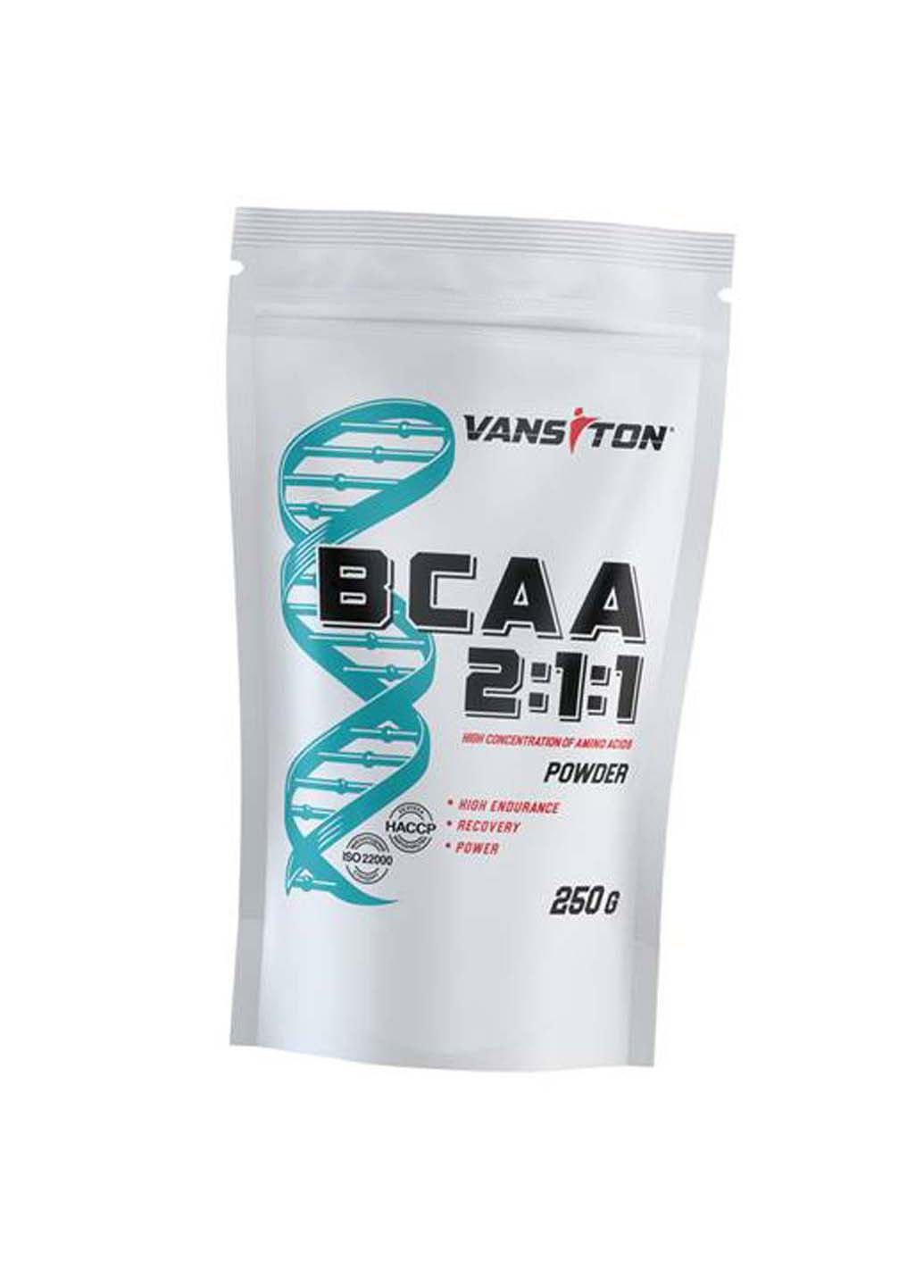 Амінокислоти BCAA 2:1:1 250г Без смаку Vansiton (275469237)