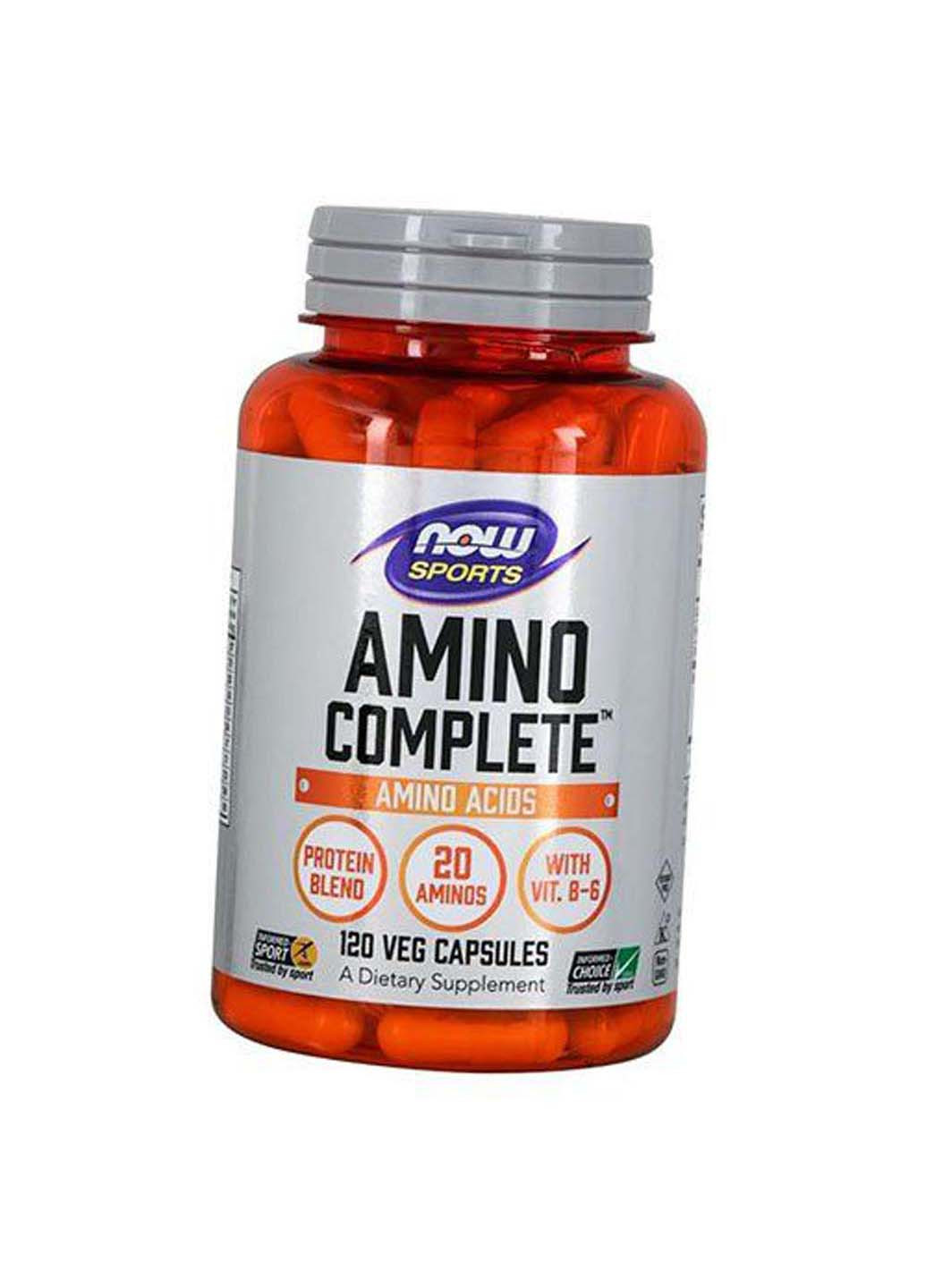 Комплекс Аминокислот для спортсменов Amino Complete 120вегкапс Now Foods (275468566)