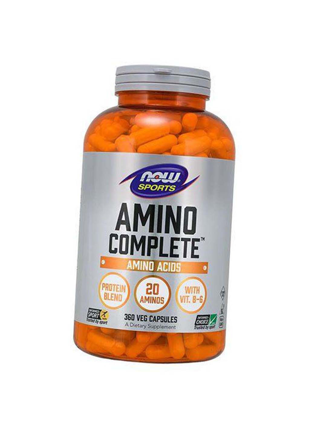 Комплекс Амінокислот для спортсменів Amino Complete 360вегкапс Now Foods (275468617)