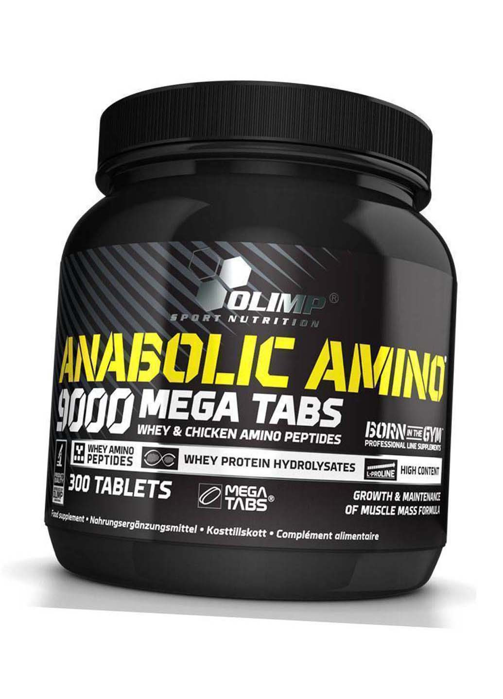 Амінокислоти для росту м'язів Anabolic Amino 9000 300таб Olimp Sport Nutrition (275469532)