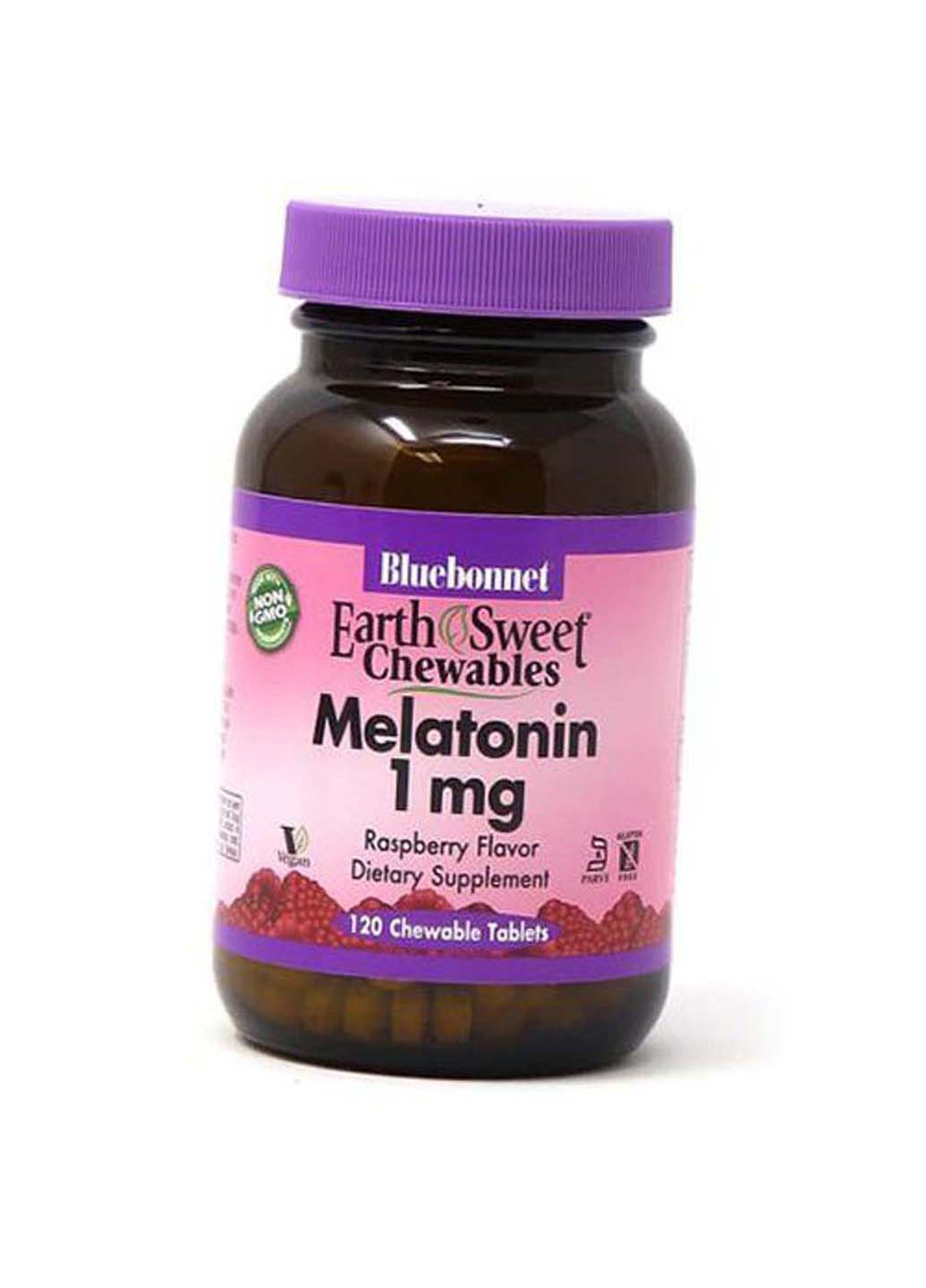Мелатонин Melatonin 1 120таб Малина Bluebonnet Nutrition (275468924)