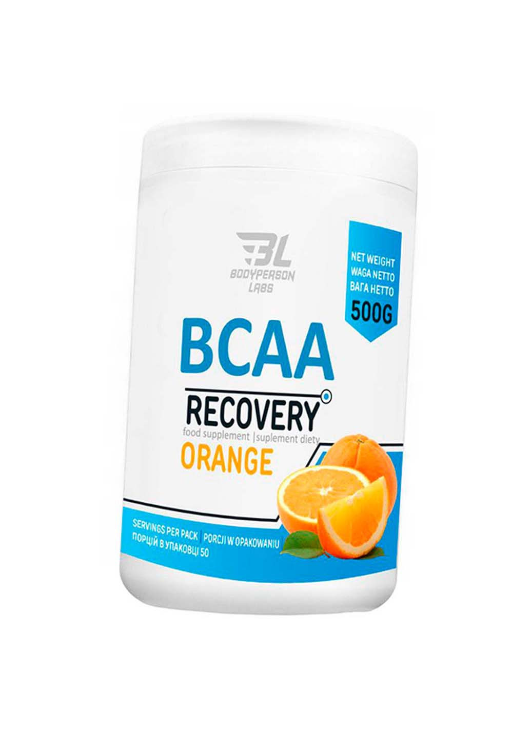 ВСАА для відновлення BCAA Recovery 500г Апельсин Bodyperson Labs (275469653)
