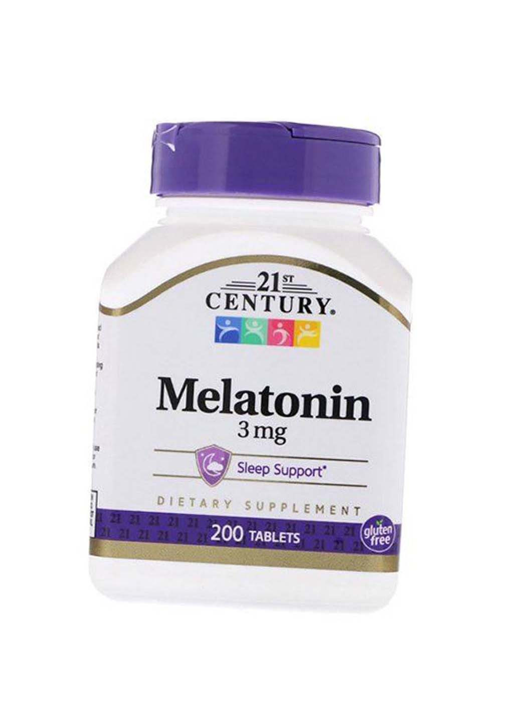 Мелатонин Melatonin 3 200таб 21st Century (275468968)