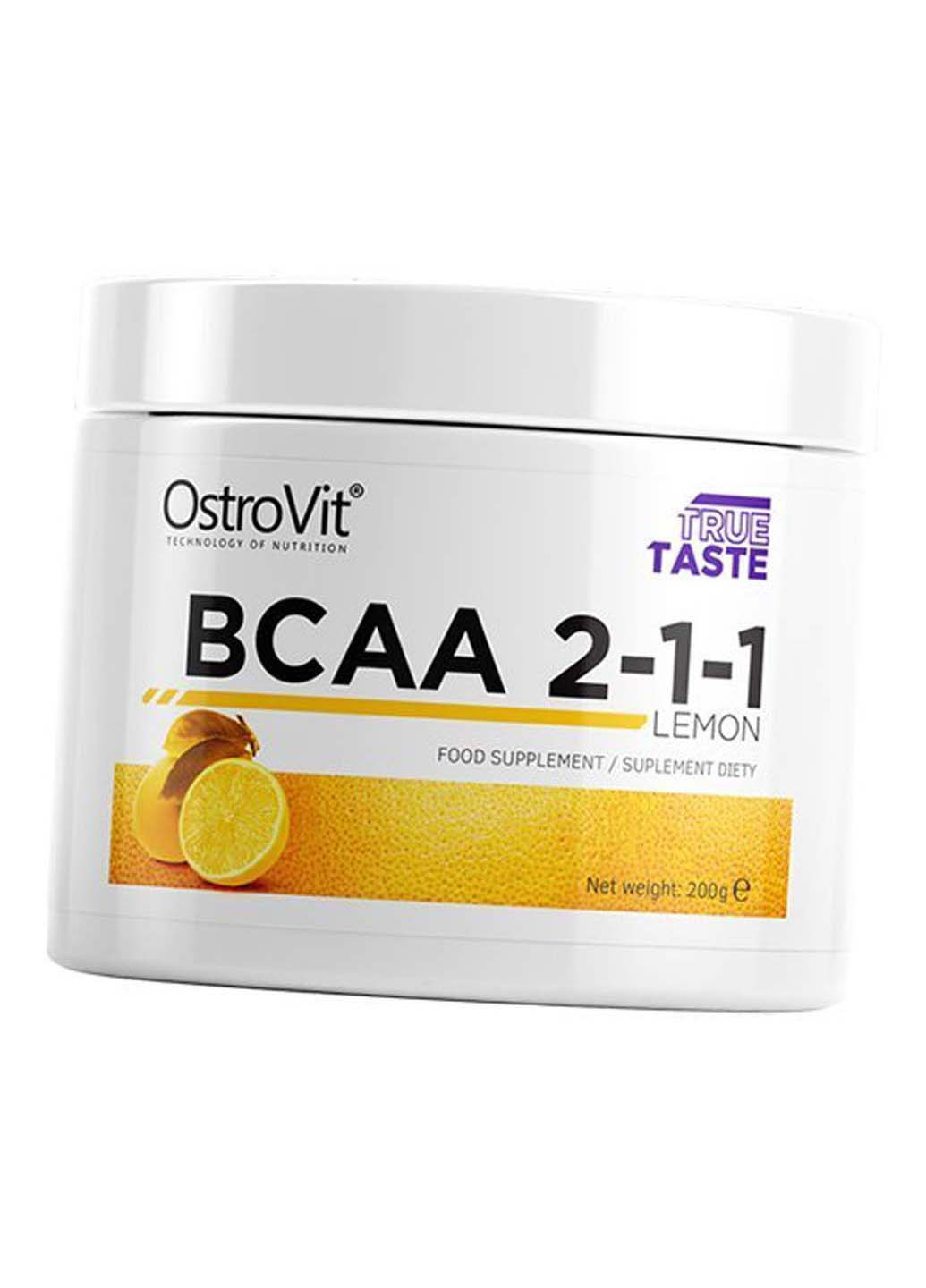 ВСАА Аминокислоты Pure BCAA 2:1:1 200г Лимон Ostrovit (275468713)