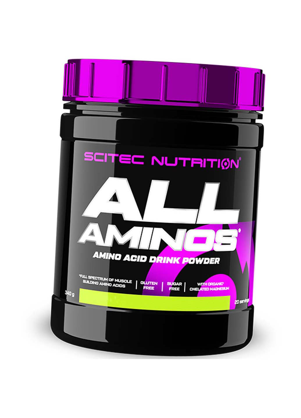 Комплекс Аминокислот для спорта All Aminos 340г Манго Scitec Nutrition (275469697)