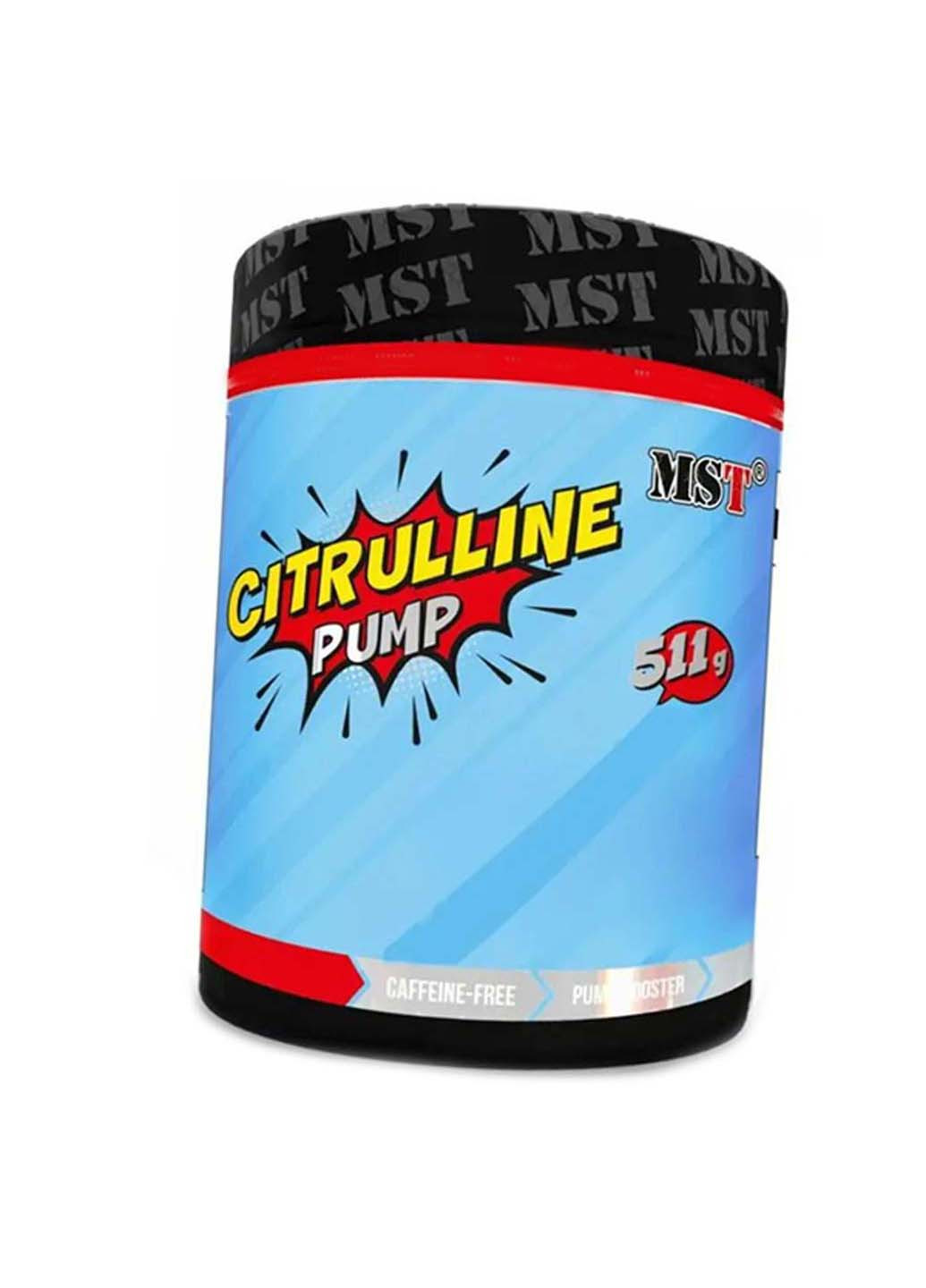 Цитрулін малат для чоловіків Citrulline Pump 512г Полуниця-лайм MST (275468472)