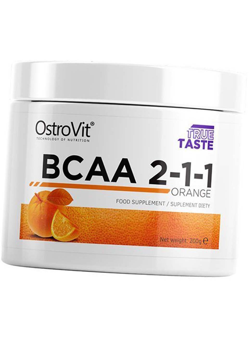 ВСАА Амінокислоти Pure BCAA 2:1:1 200г Апельсин Ostrovit (275468688)