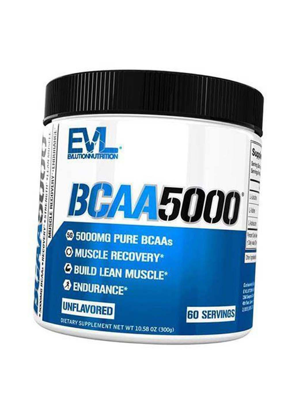 Аминокислоты ВСАА 5000 Powder 300г Без вкуса EVLution Nutrition (275469323)