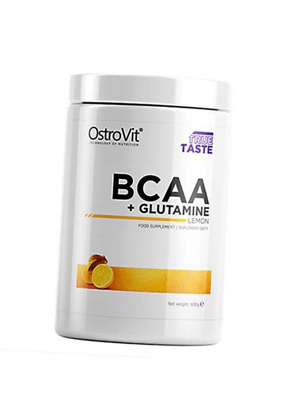Аминокислоты ВСАА и Глютамином BCAA + glutamine 500г Лимон Ostrovit (275468725)