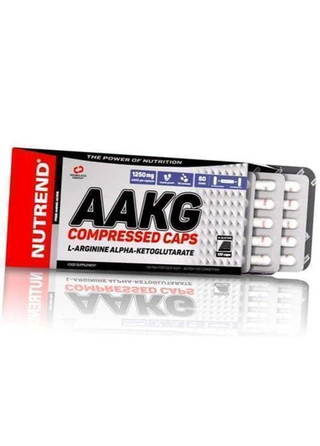 L Аргинин Альфа Кетоглутарат AAKG Compressed 120капс Nutrend (275468638)