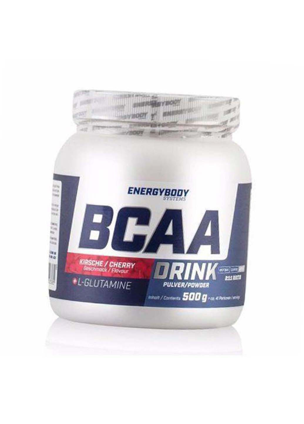 ВСАА з Глютамін BCAA Drink 500г Вишня Energy Body (275469736)