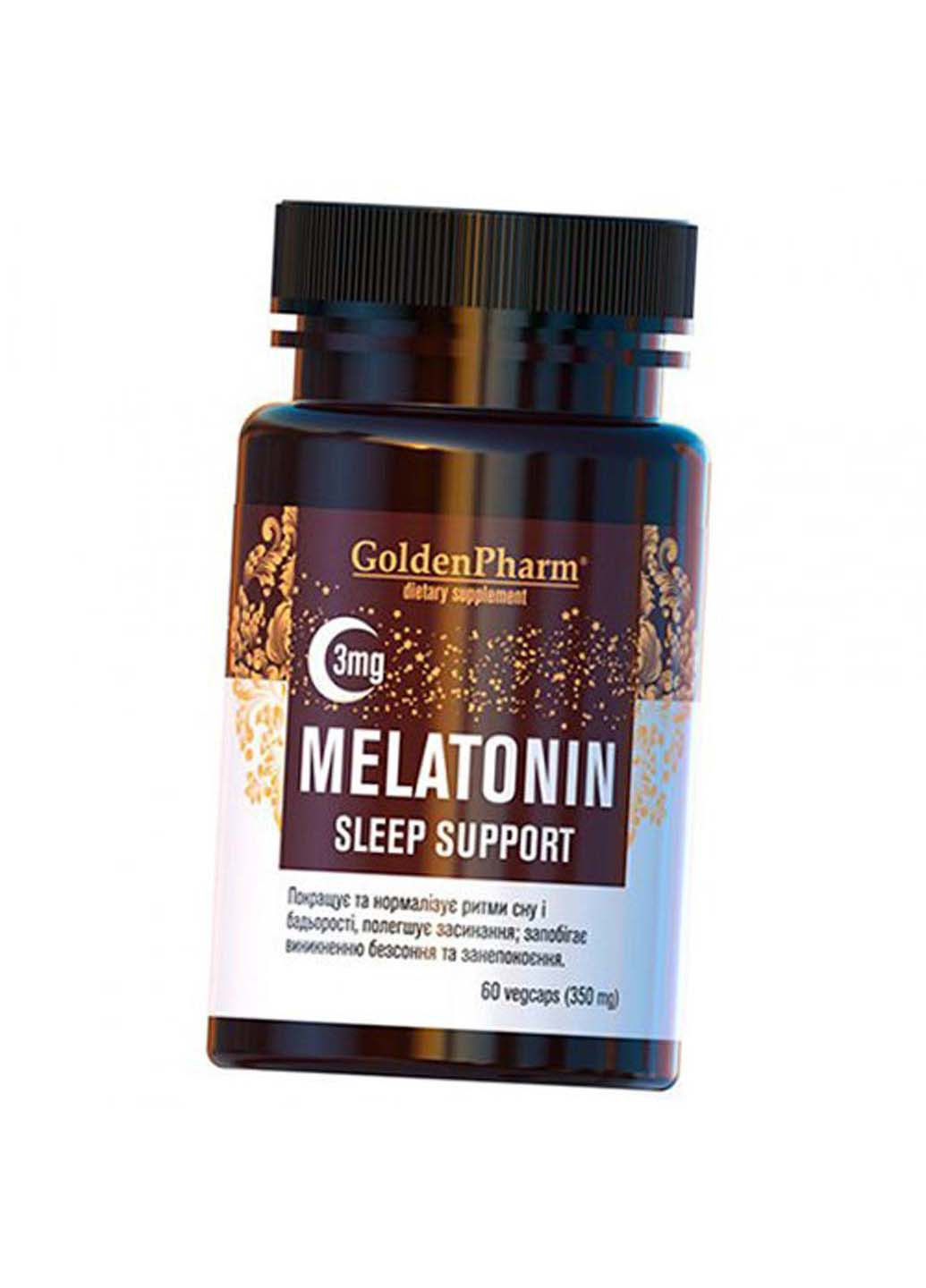 Мелатонін для сну Melatonin Sleep Support 3 60вегкапс Golden (275468367)