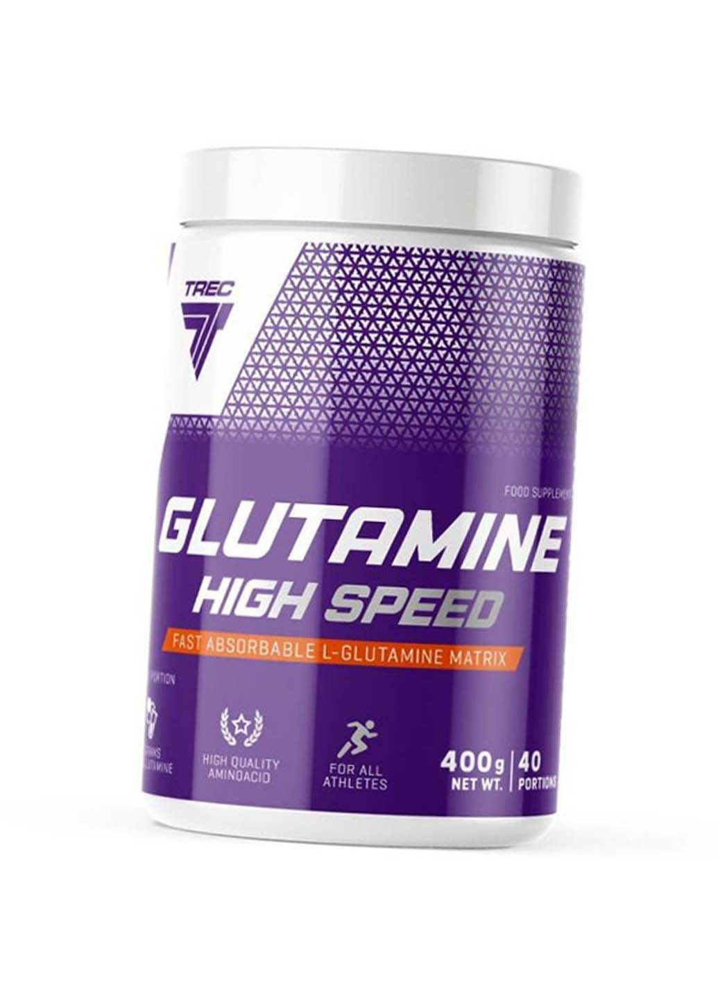 Л Глютамін у порошку L-Glutamine High Speed 400г Вишня-чорна смородина Trec Nutrition (275469160)