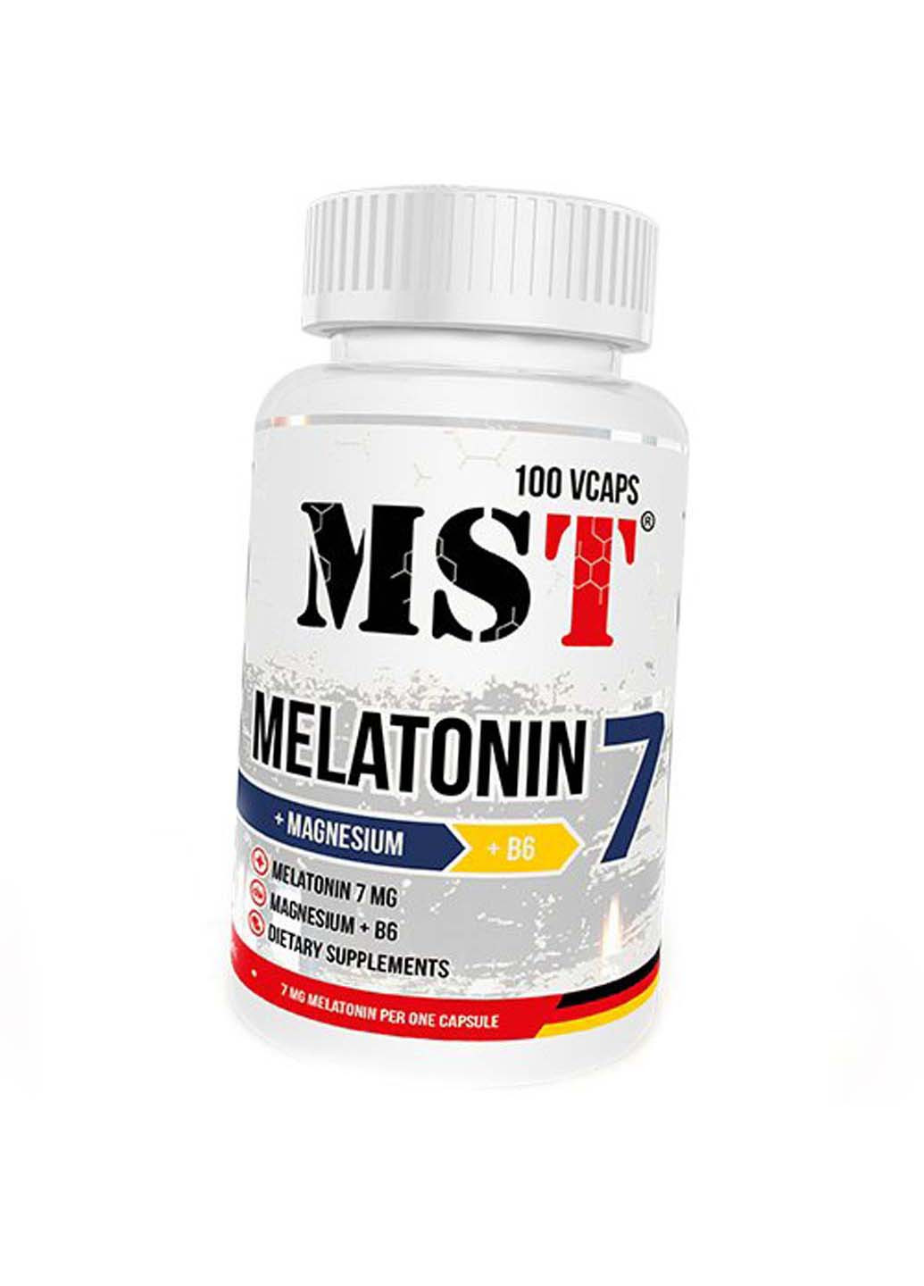 Мелатонин с Магнием и В6 Melatonin 7 100вегкапс MST (275469395)