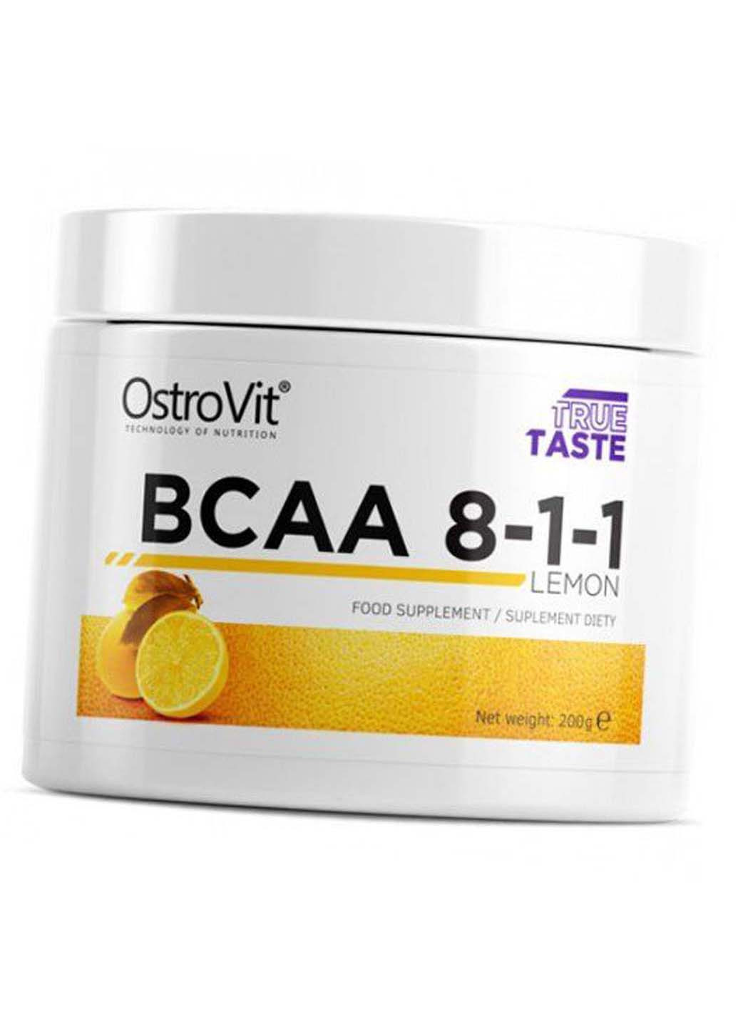 Аминокислоты Pure BCAA 8:1:1 200г Лимон Ostrovit (275468716)