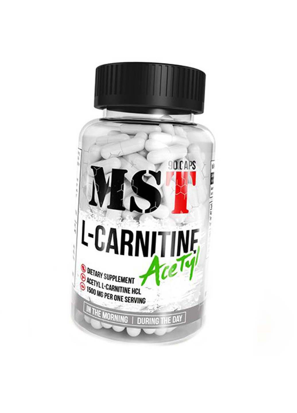 Ацетил L Карнітин гідрохлорид L-Carnitine Acetyl 90капс MST (275468438)