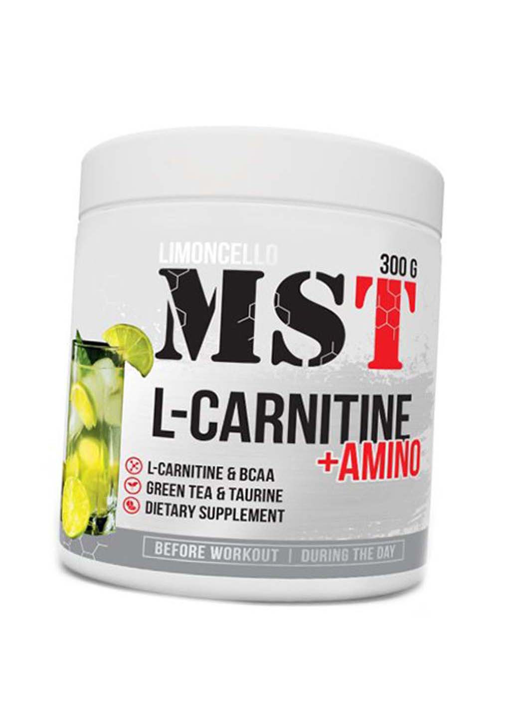 Карнітин з амінокислотами L-Carnitine + Amino 300г Лимонад MST (275468471)