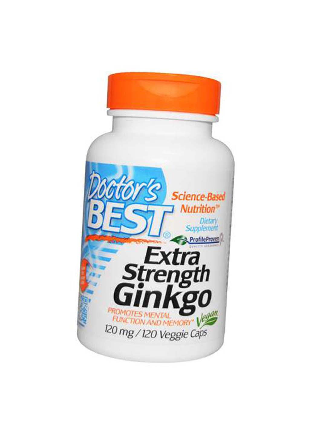 Extra Strength Ginkgo 120 120вегкапс Doctor's Best (275469375)