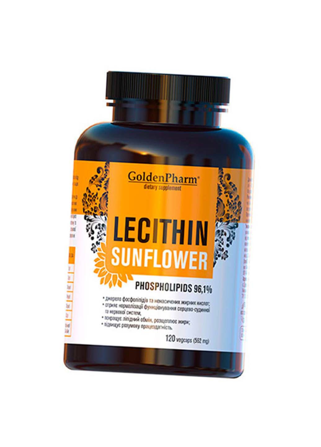 Лецитин Соняшниковий Lecithin Sunflower 120вегкапс Golden (275468370)