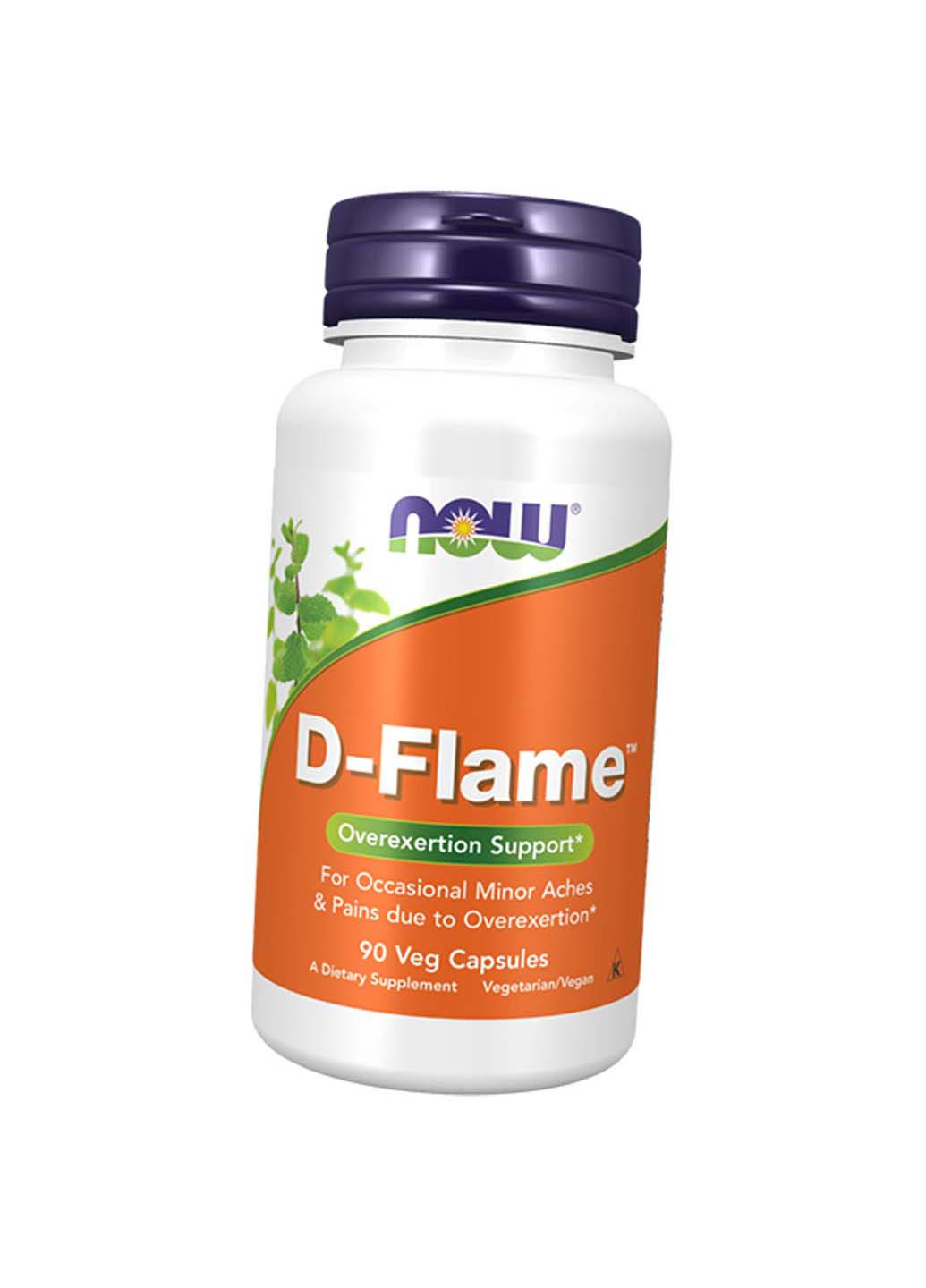 Поддержка при переутомлении D-Flame 90вегкапс Now Foods (275468604)