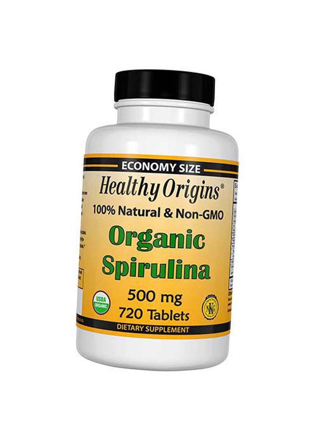 Organic Spirulina 500 720таб Healthy Origins (275468482)
