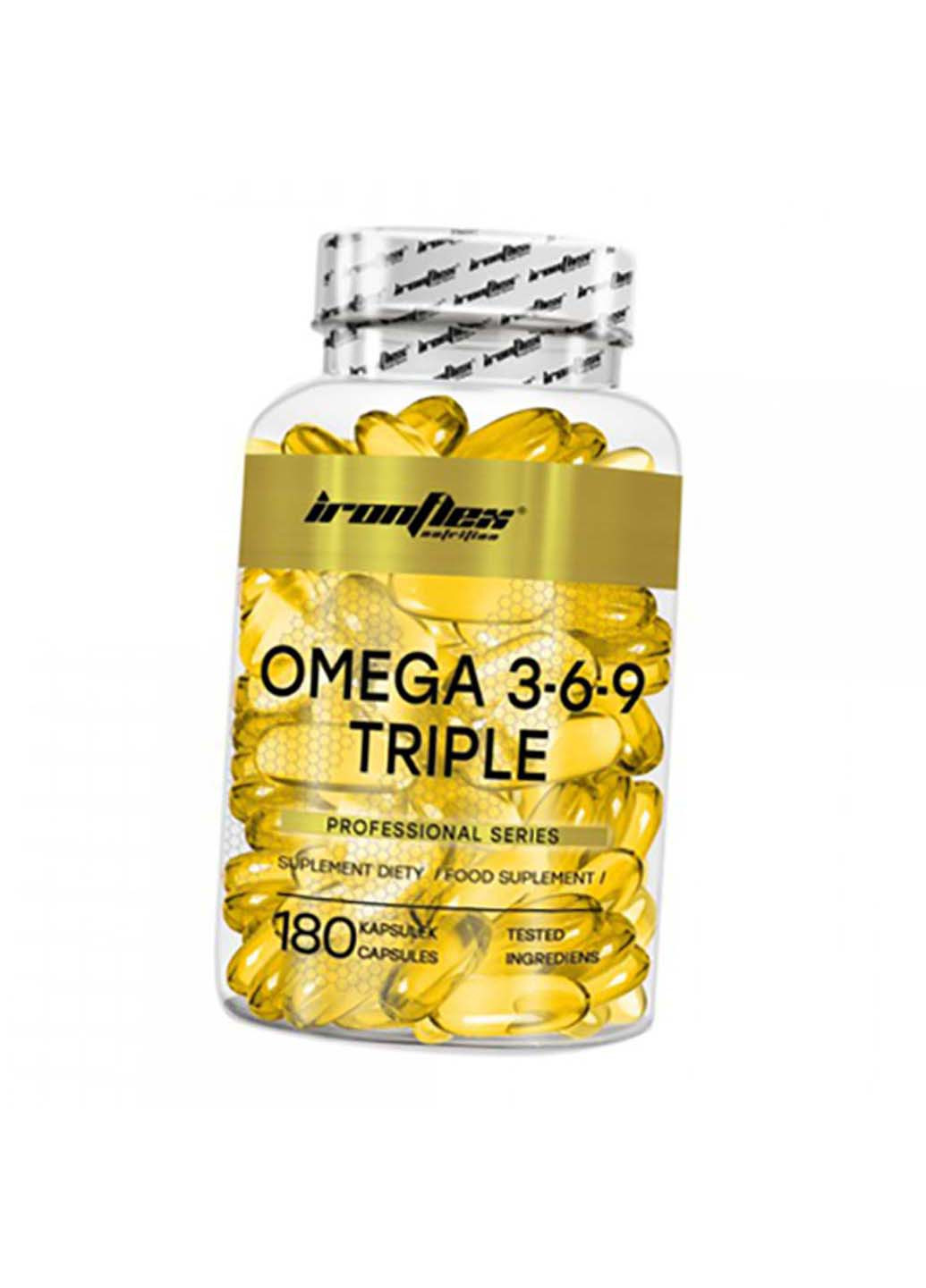 Тройная Омега 3 6 9 Omega 3-6-9 Triple 180капс Iron Flex (275469672)