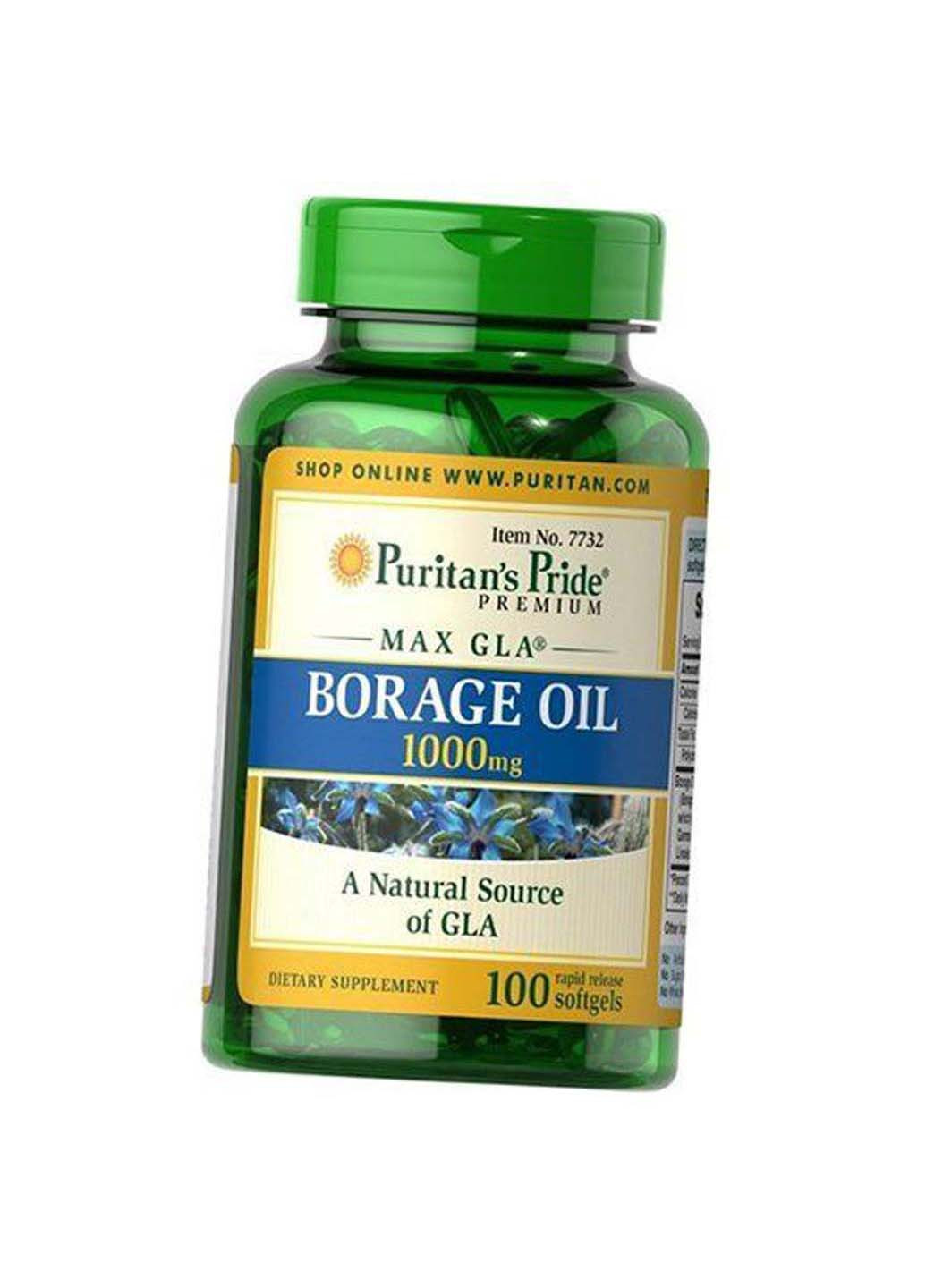 Borage Oil 1000 100гелкапс Puritans Pride (275469035)