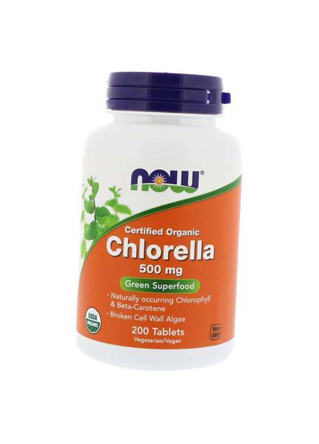 Chlorella 500 200таб Now Foods (275469465)