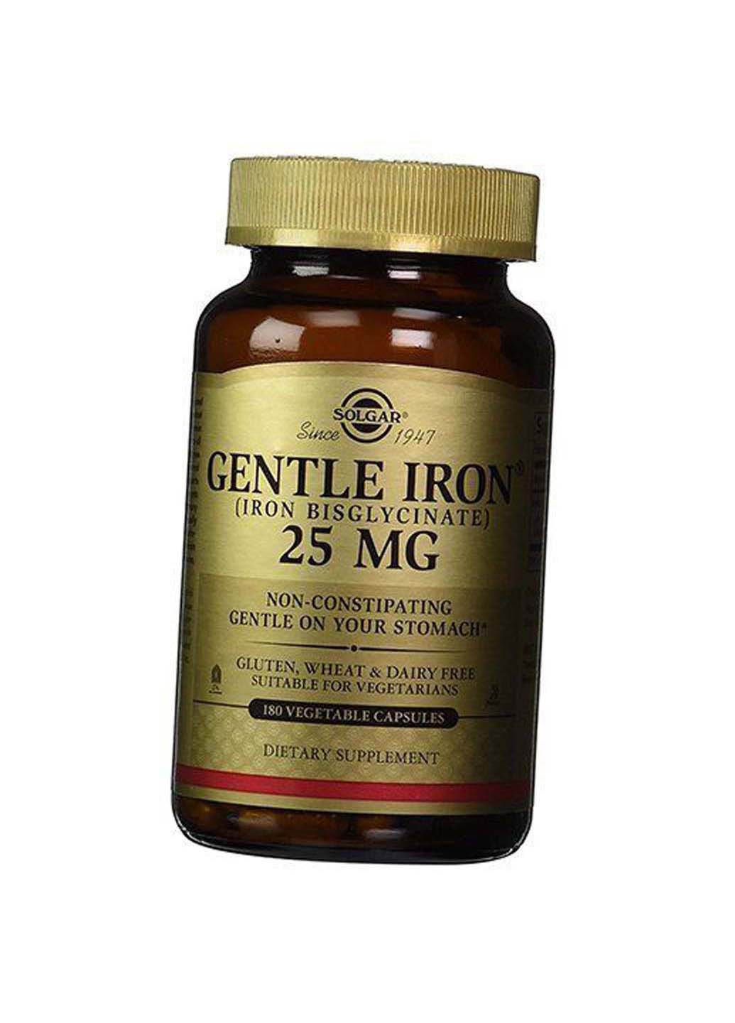 Бисглицинат Железа Gentle Iron 180вегкапс Solgar (275468504)
