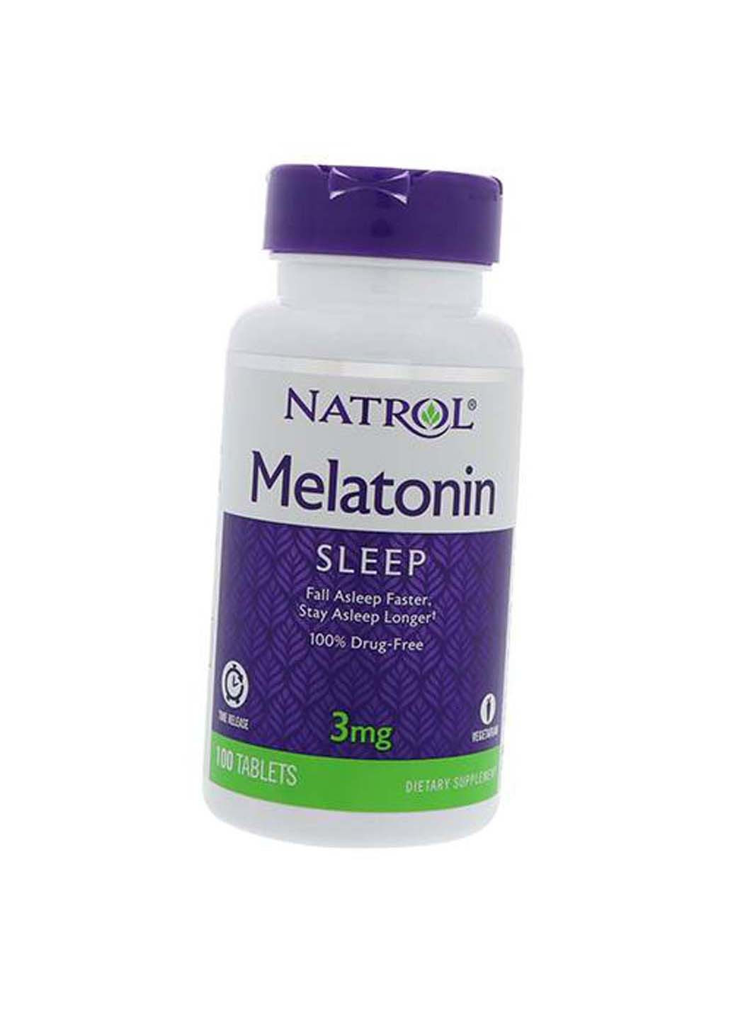 Melatonin Time Release 3 100таб Natrol (275468825)