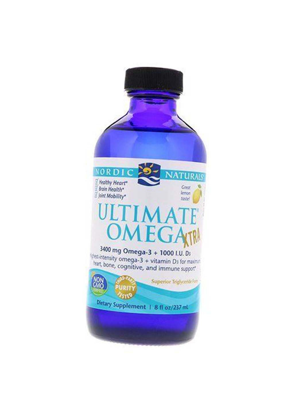 Ultimate Omega Xtra Liquid 237мл Лимон Nordic Naturals (275468934)
