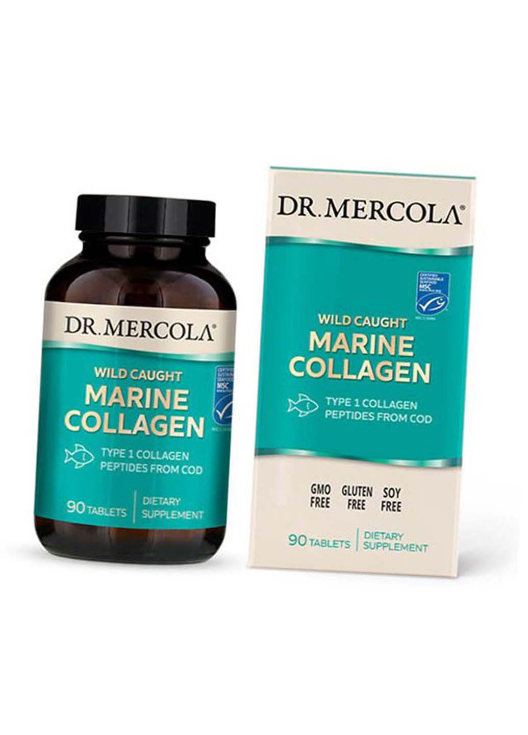 Морський колаген Marine Collagen 90таб Dr. Mercola (275468877)