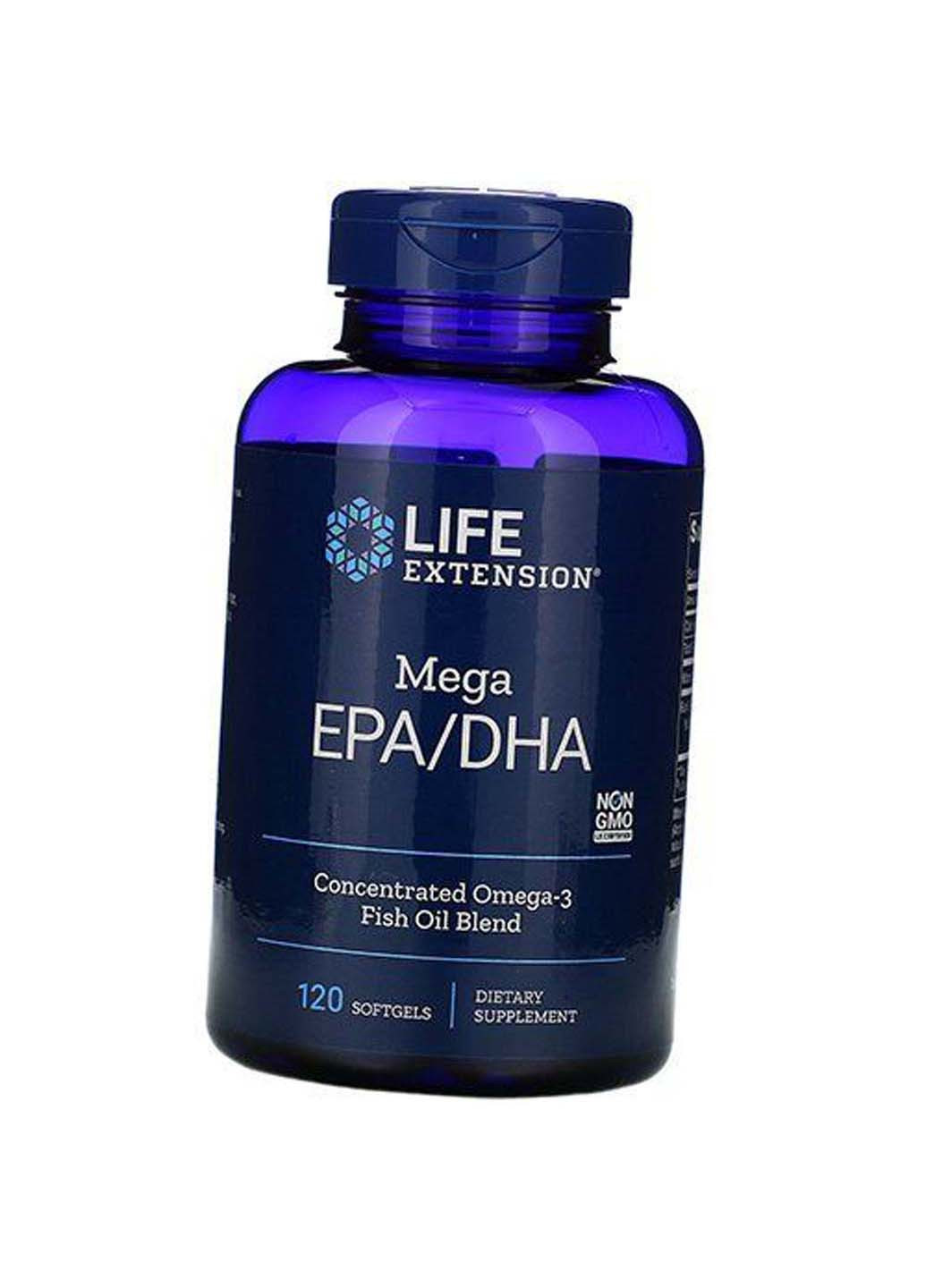 Mega EPA/DHA 120гелкапс Life Extension (275468375)