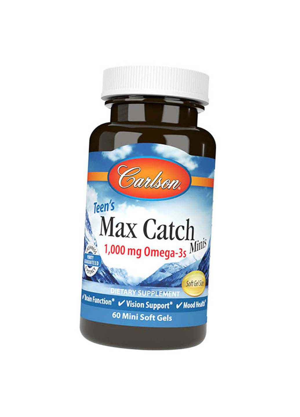 Омега для подростков Teen's Max Catch Minis 60гелкапс Carlson Labs (275468848)