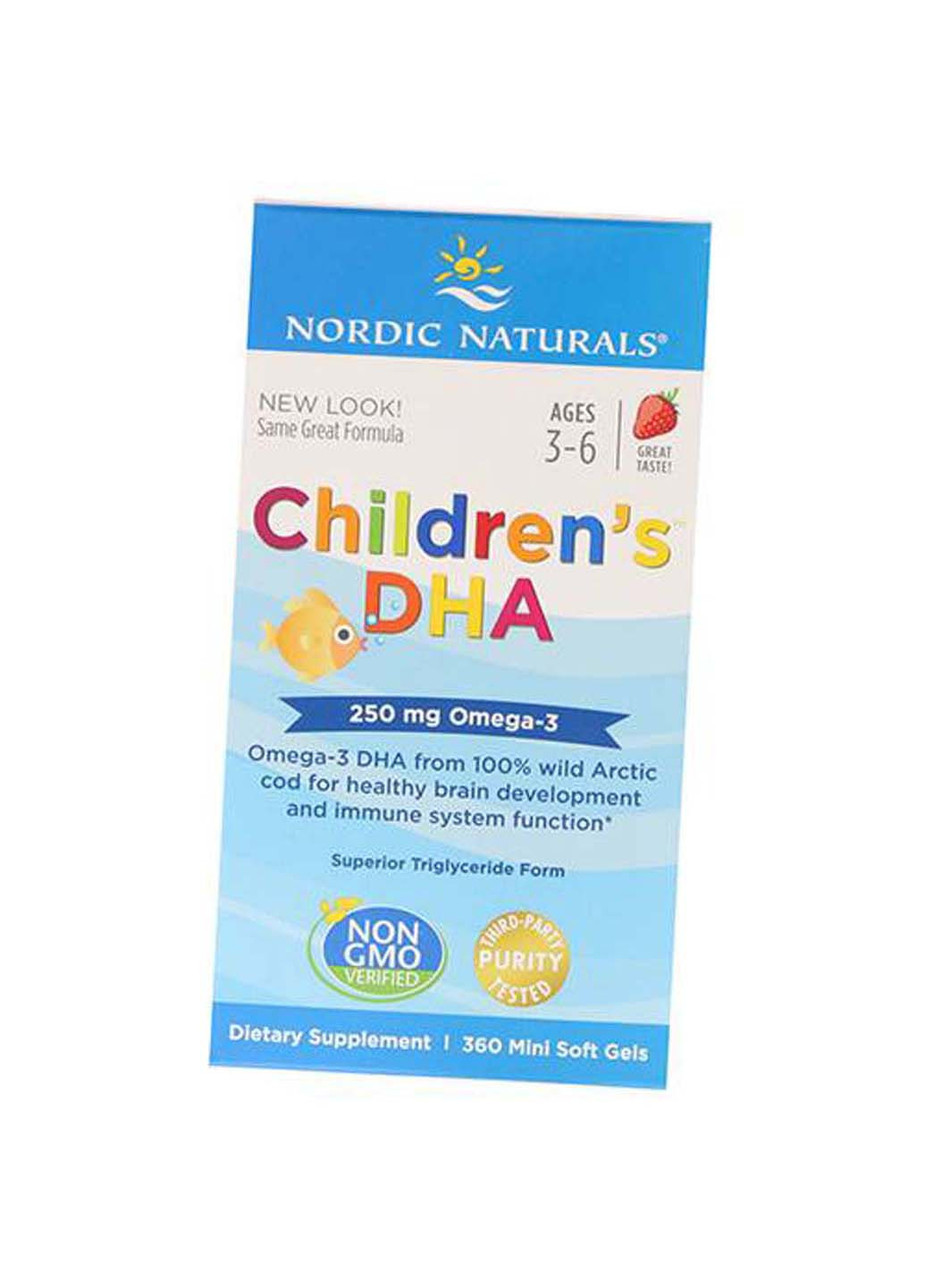 Children's DHA 360гелкапс Клубника Nordic Naturals (275468933)