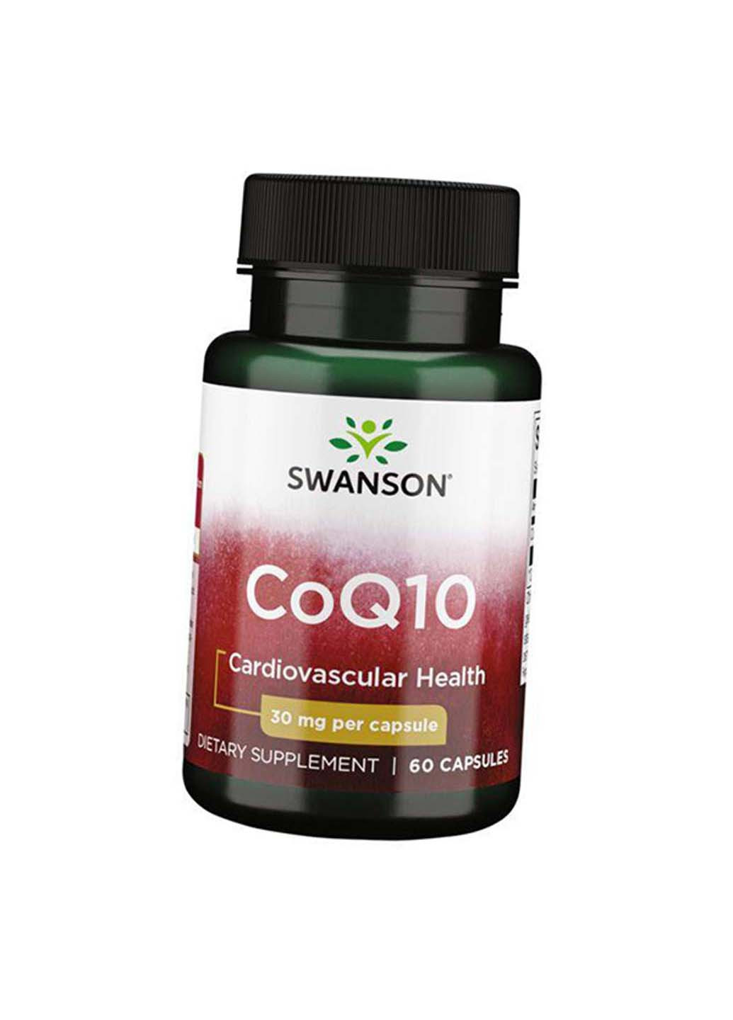 Натуральний коензим Q10 Убідекаренон CoQ10 30 60 гелкапс Swanson (275469064)