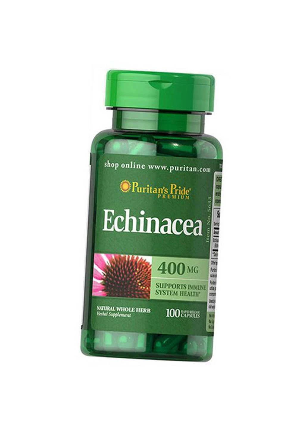 Эхинацея Echinacea 400 100капс Puritans Pride (275469042)