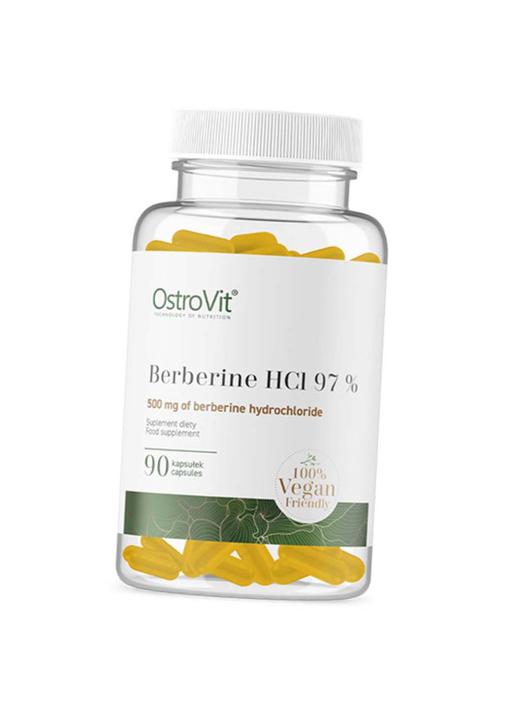 Берберин гидрохлорид Berberine HCl 97% VEGE 90капс Ostrovit (275468735)
