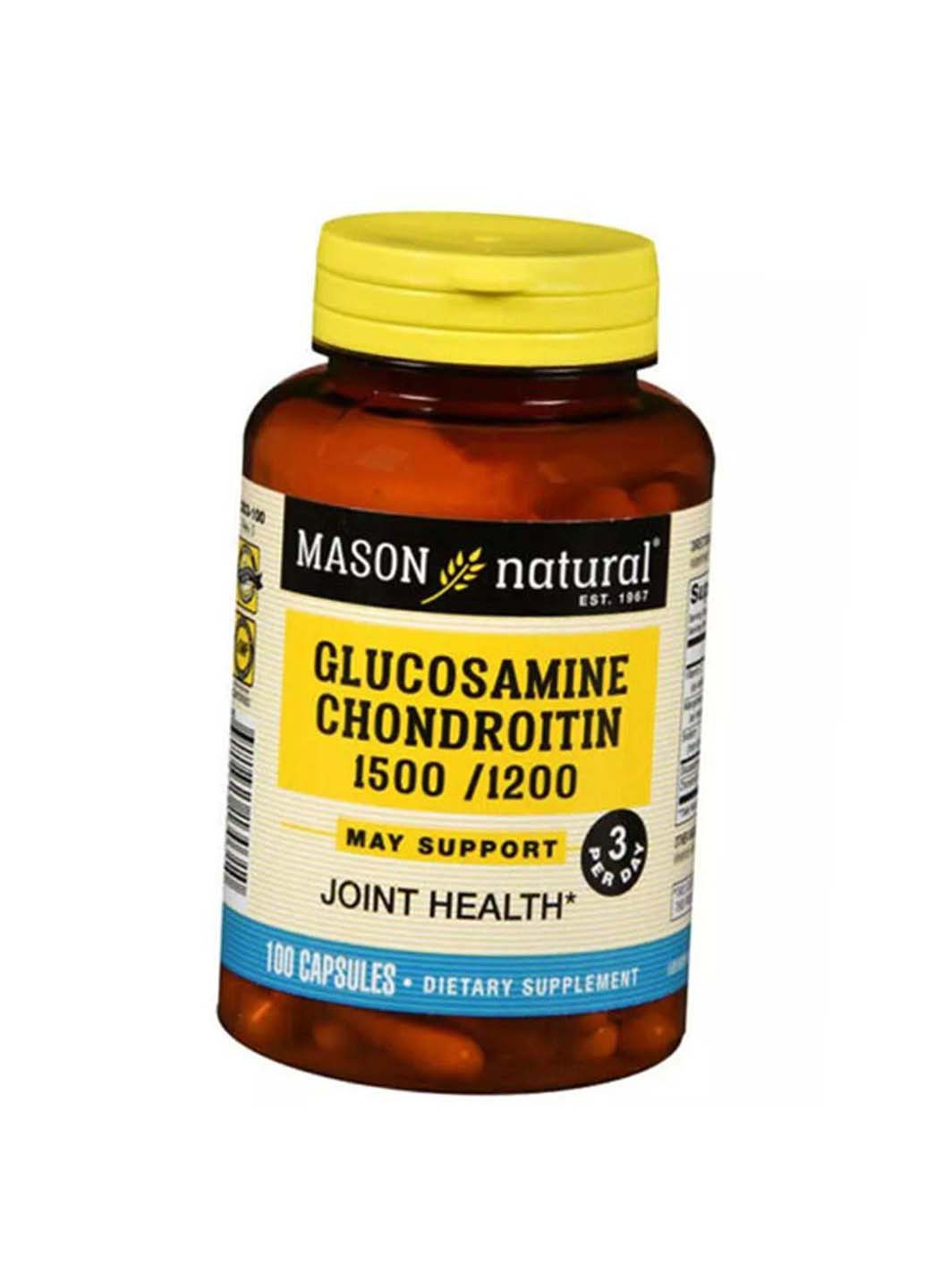 Глюкозамин Хондроитин Glucosamine Chondroitin 100капс Mason Natural (275469093)