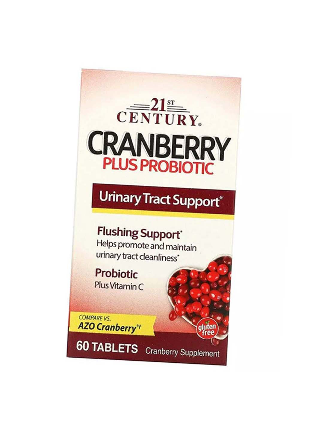 Клюква с пробиотиком Cranberry Plus Probiotic 60таб 21st Century (275468961)