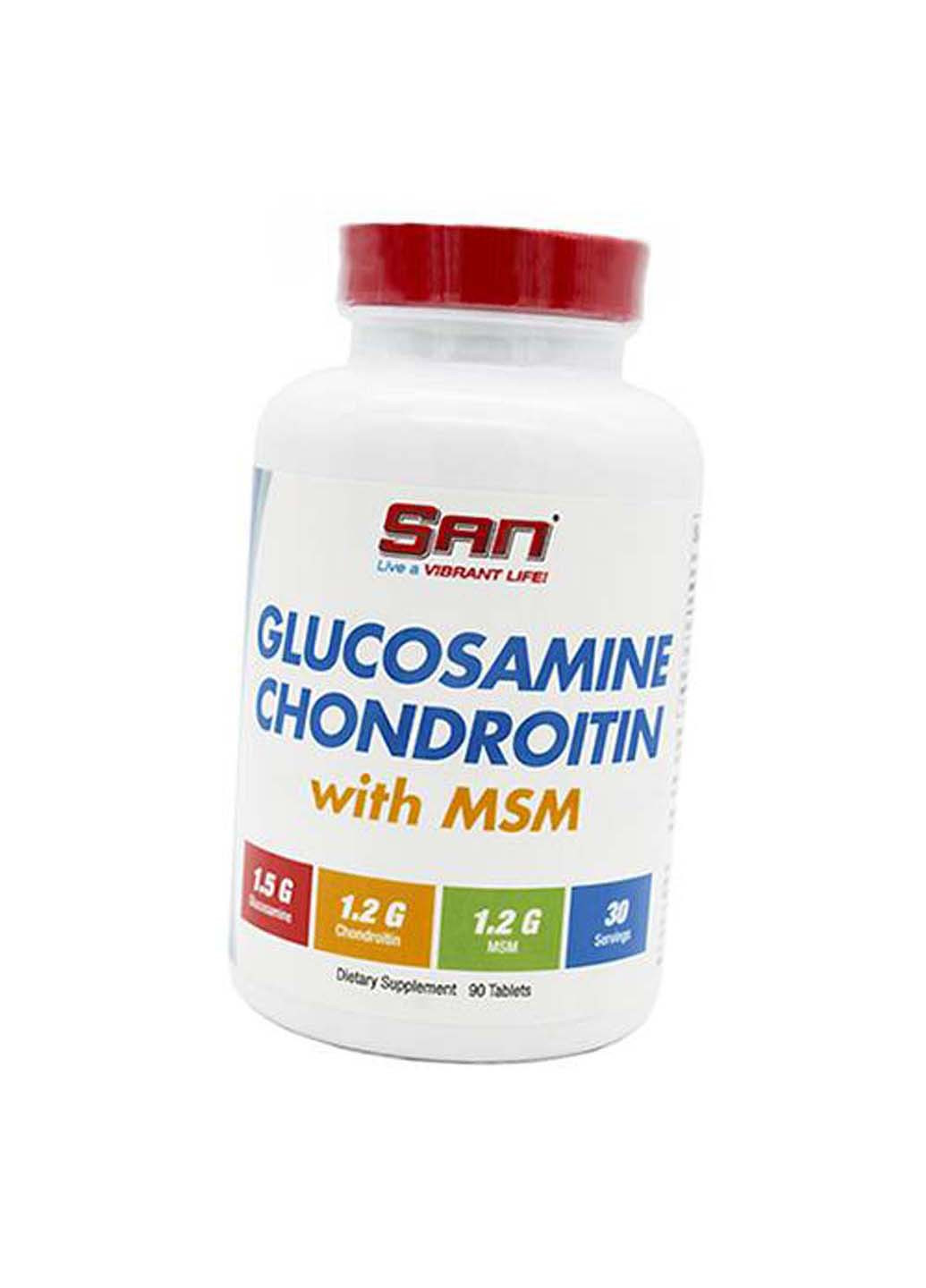 Глюкозамін Хондроїтин МСМ Glucosamine & Chondroitin & MSM 90таб San (275469409)