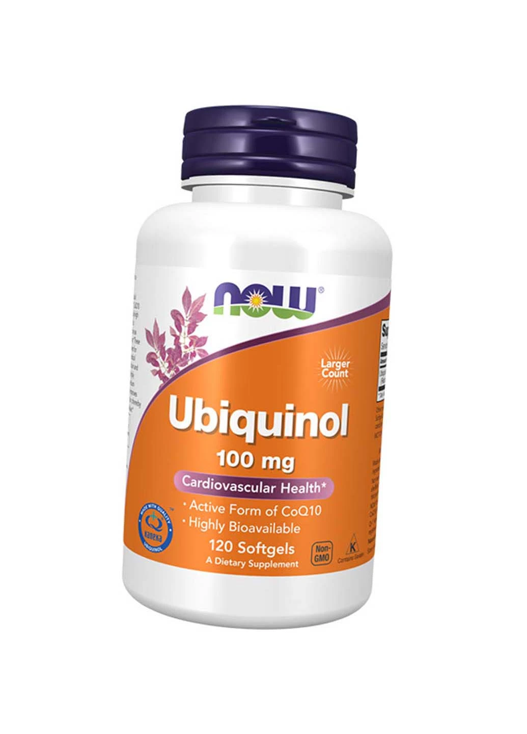 Убихинол Ubiquinol 100 120гелкапс Now Foods (275468545)