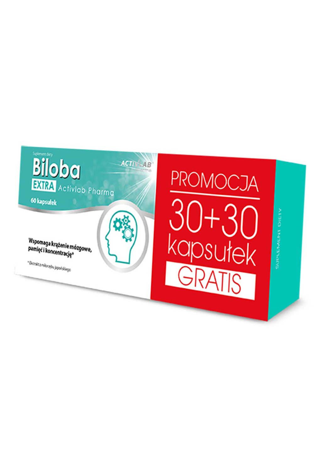 Гинкго Билоба с Витаминами Biloba Extra Pharma 60капс ActivLab (275469088)