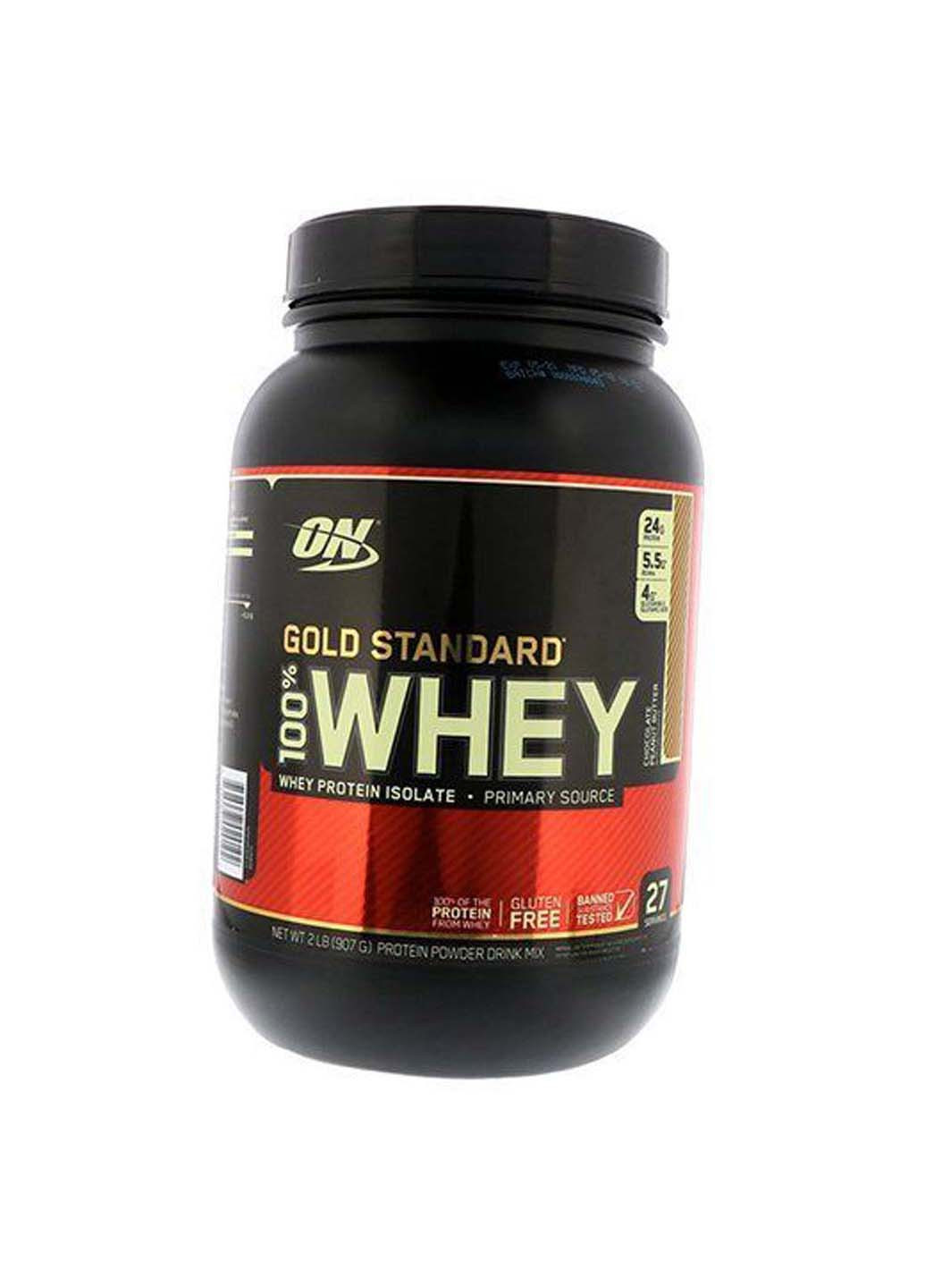 Сывороточный протеин 100% Whey Gold Standard 908г Шоколад с арахисовым маслом Optimum Nutrition (275469346)
