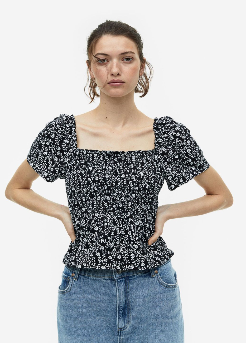 Комбінована блузка H&M