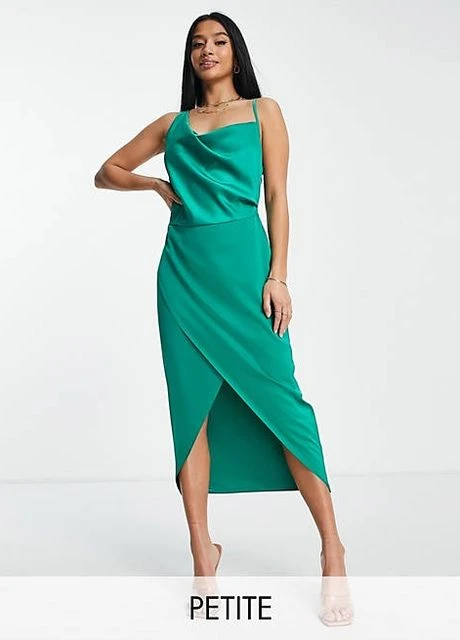 Зеленое платье Missguided