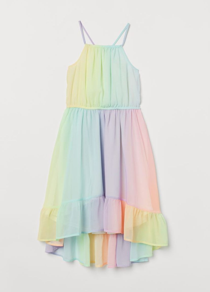 Комбинированное платье б/р H&M (275748307)