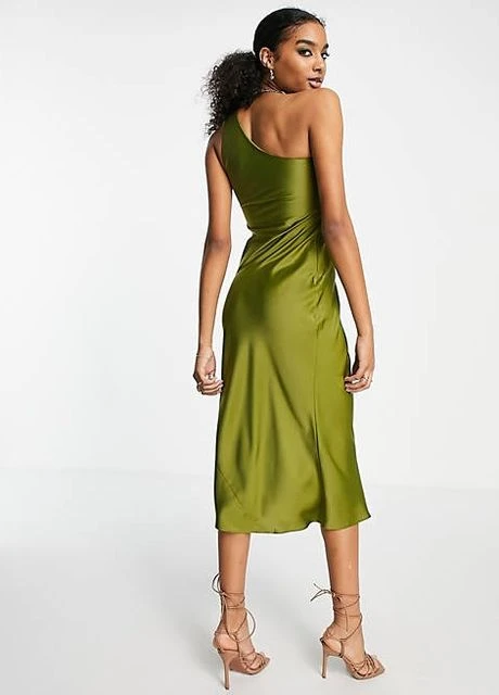 Оливковое (хаки) платье Asos