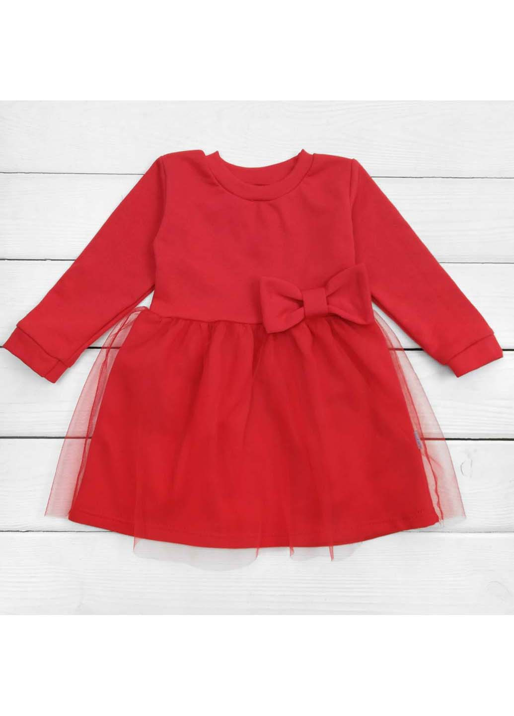 Красное платье детское с фатином lady Dexters (275867552)